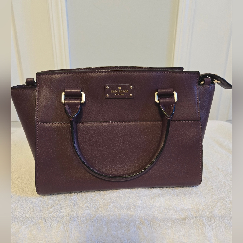 Kate Spade Deep Plum Satchel